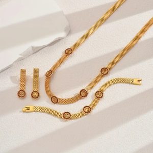 ALTIN KAPLAMA EL YAPIMI TASARIM SET TAKIM - Görsel 3