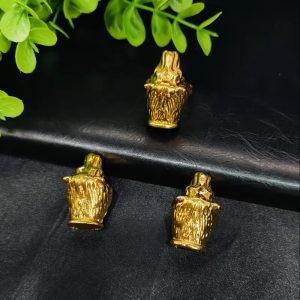 ALTIN KAPLAMA LEOPAR TASARIM SET - Görsel 5